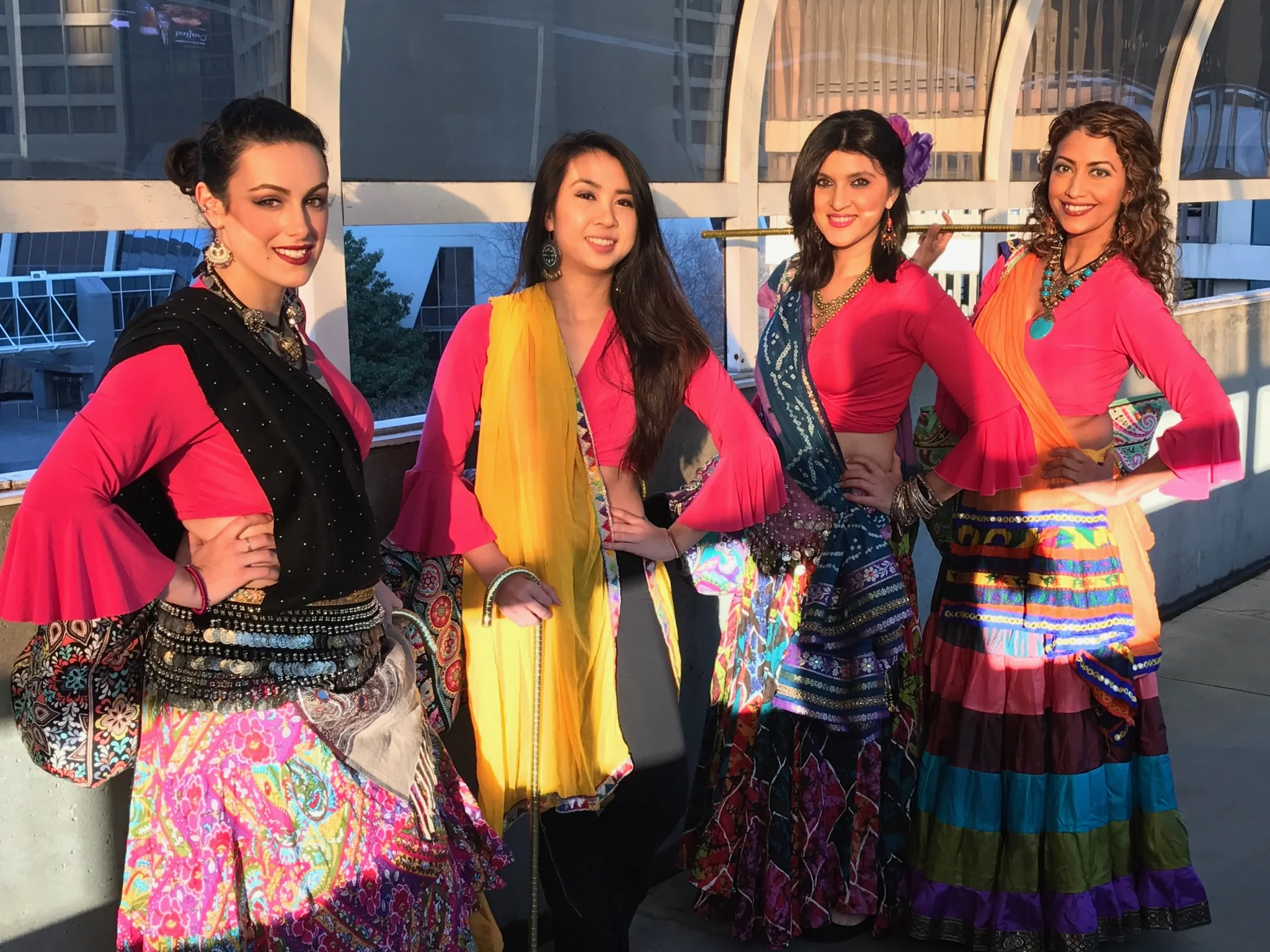 Sanam Studios dancers at CNN Center