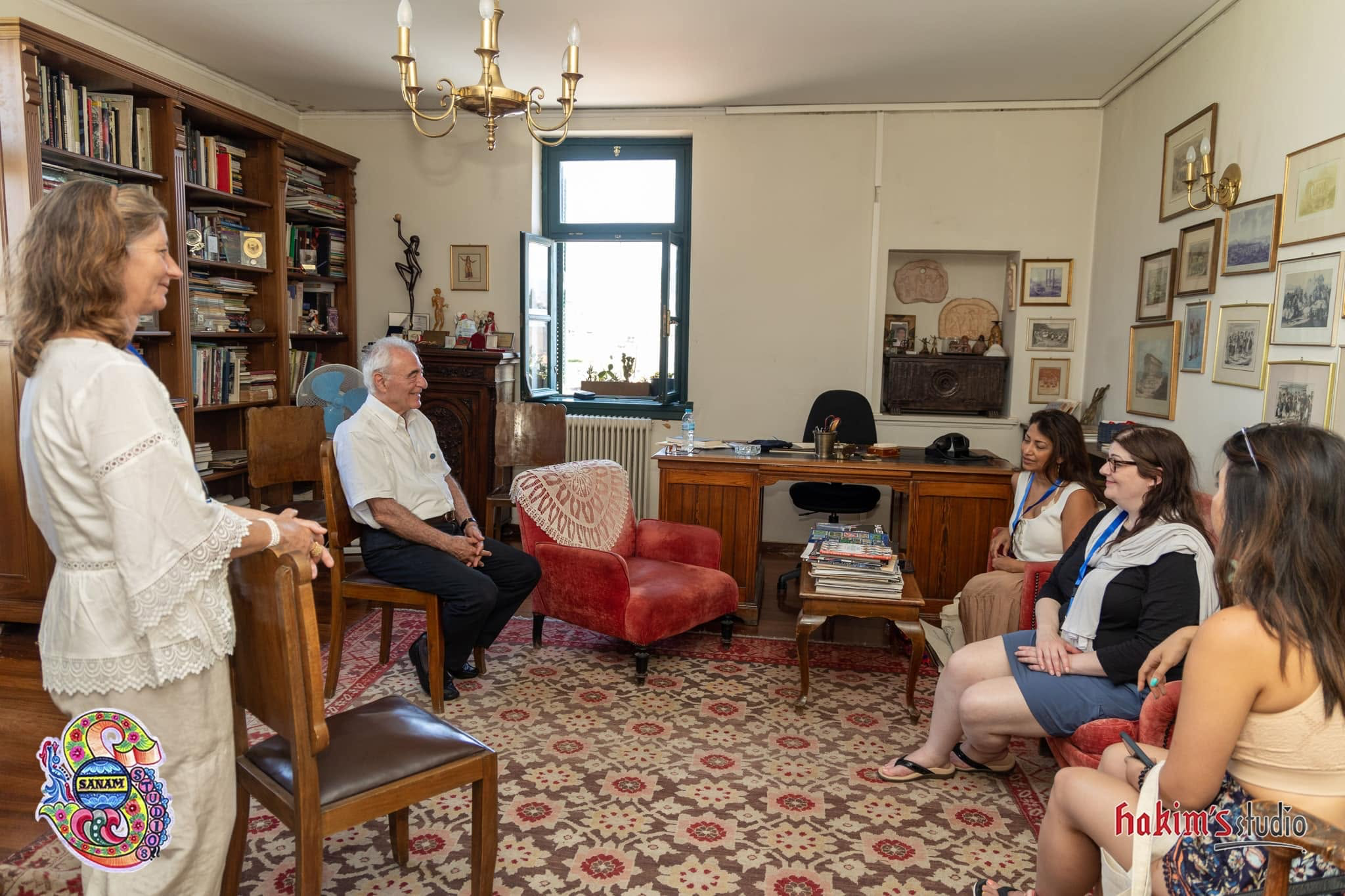 Sanam at CID office meeting, Athens 2023