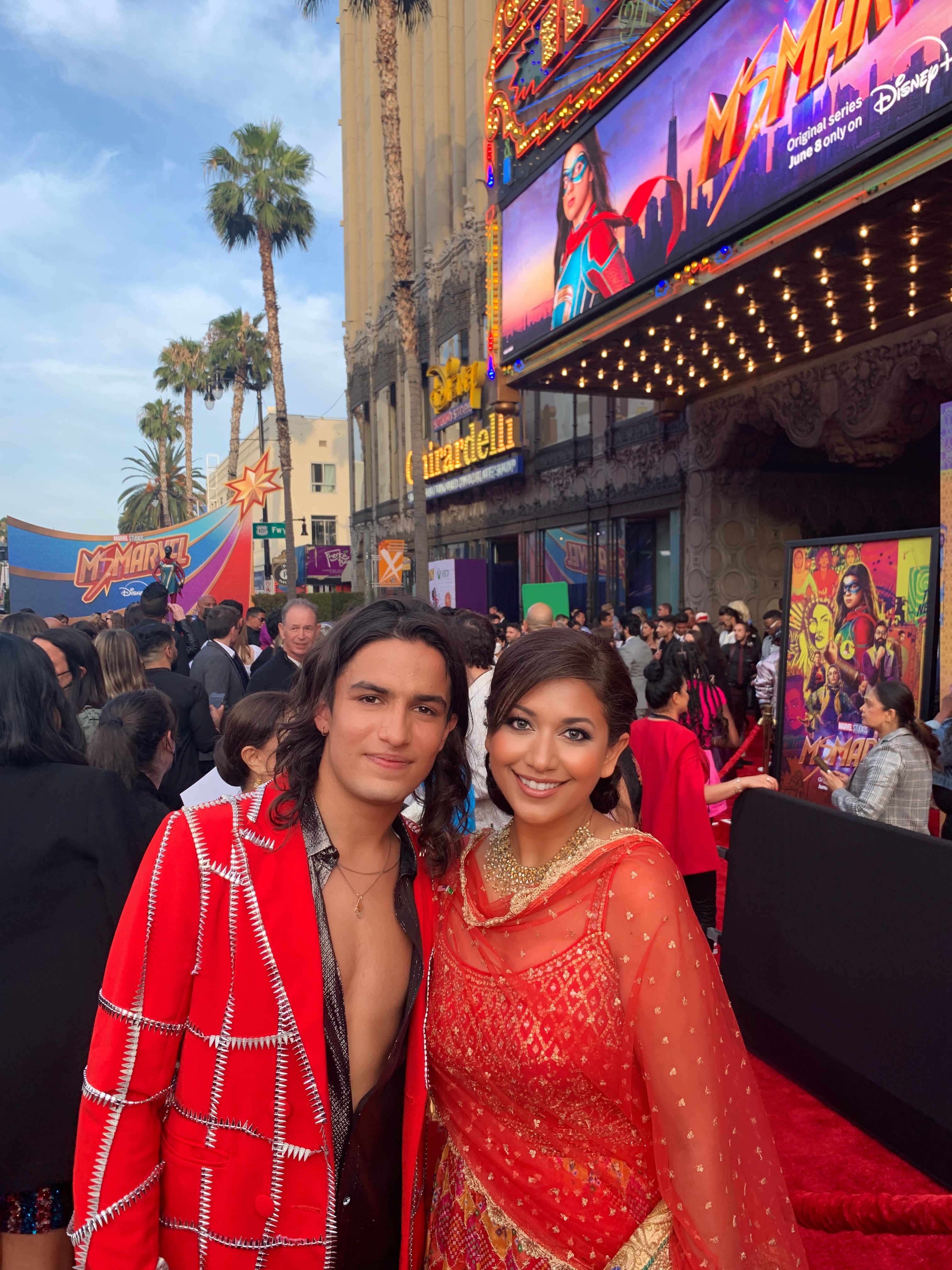 With Aramis Knight at Hollywood premiere